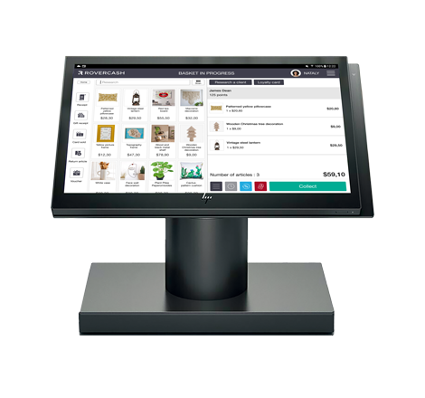 basket-in-progress-deco-rc-hp-engage-one Manage your sales in a few clicks with RoverCash