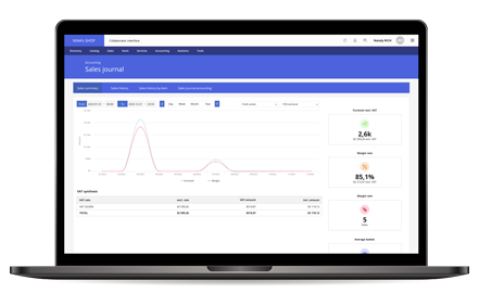 laptop-accounting-sales-journal-lmb Simplify the management of accounting operations
